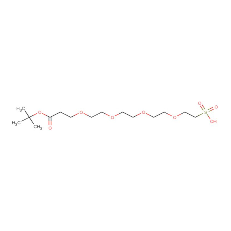 t-Butoxycarbonyl-PEG4-sulfonic acid，Boc-PEG4-sulfonic acid 